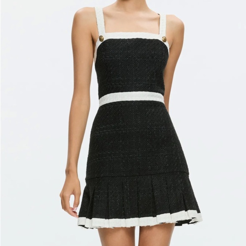 Alice + Olivia Black and White  Dress